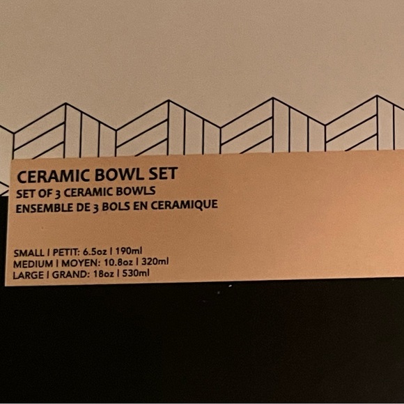 BNIB Set of 3 Nesting Bowls - Mink Mix - Picture 5 of 7